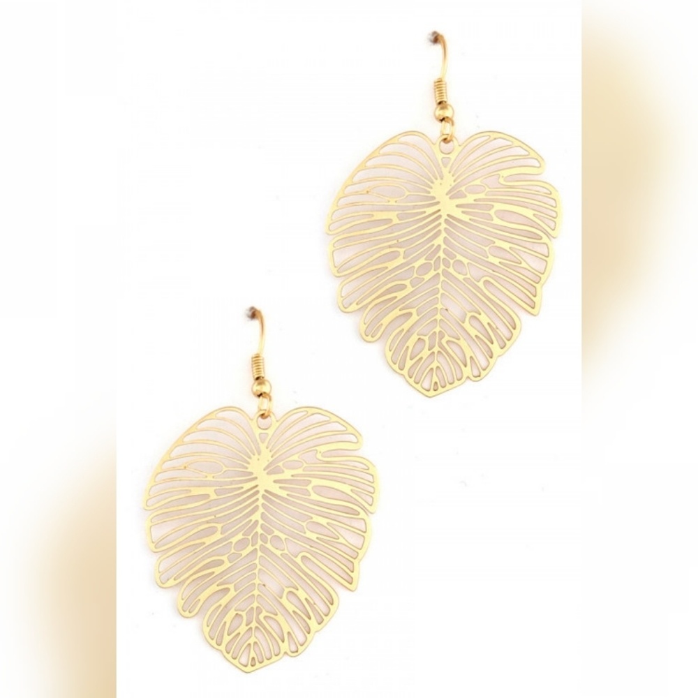 Gold Leaf Earring